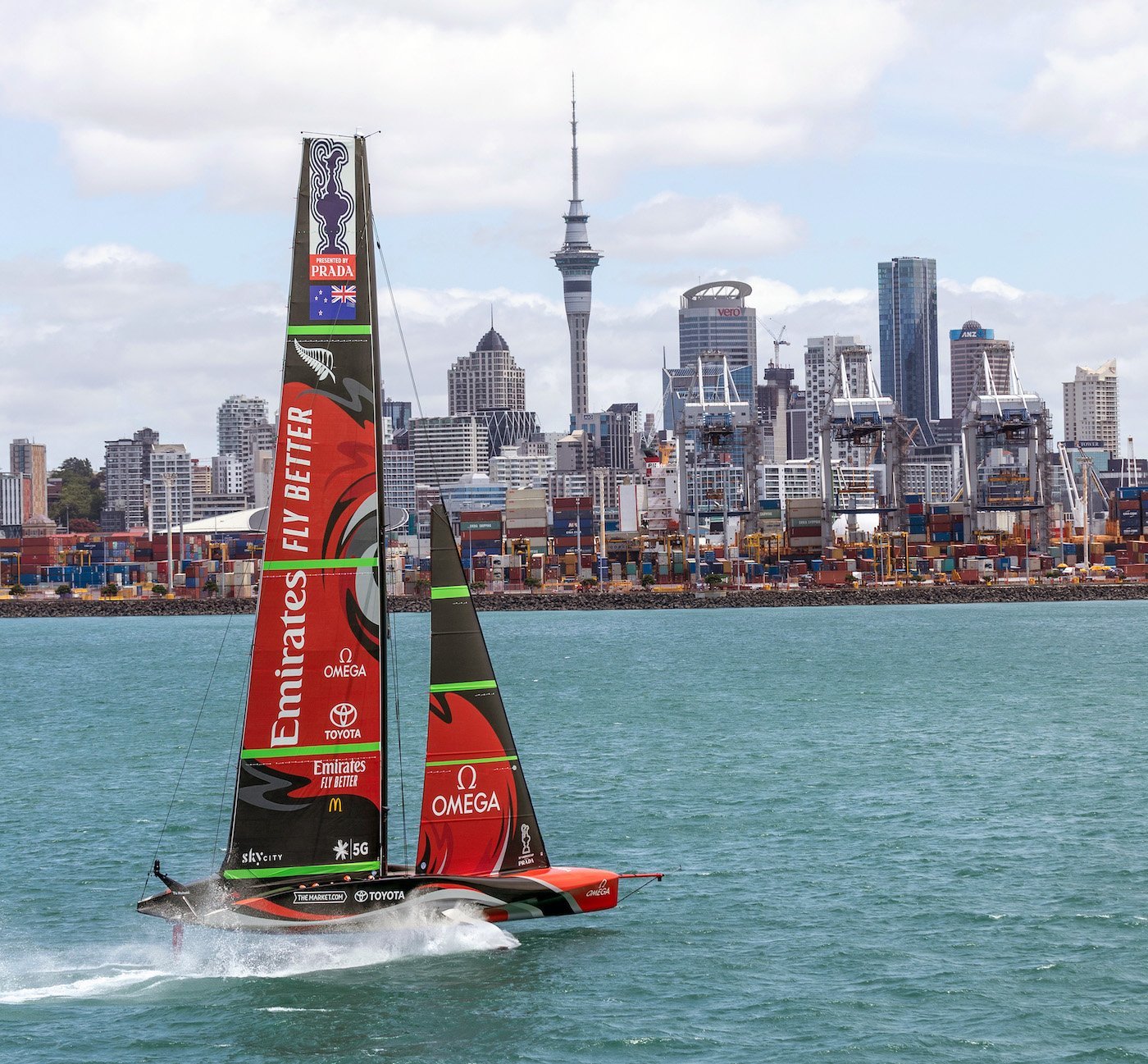 Omega in the starting blocks for the 36th America's Cup