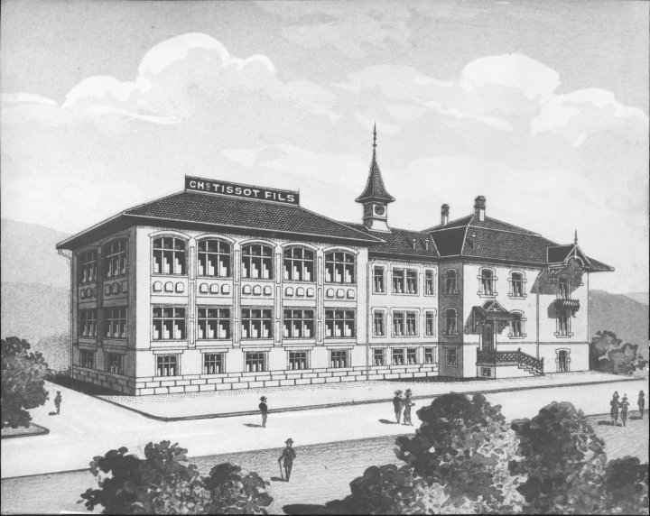 New Tissot factory built in Le Locle, 1907. Tissot Museum Collection.