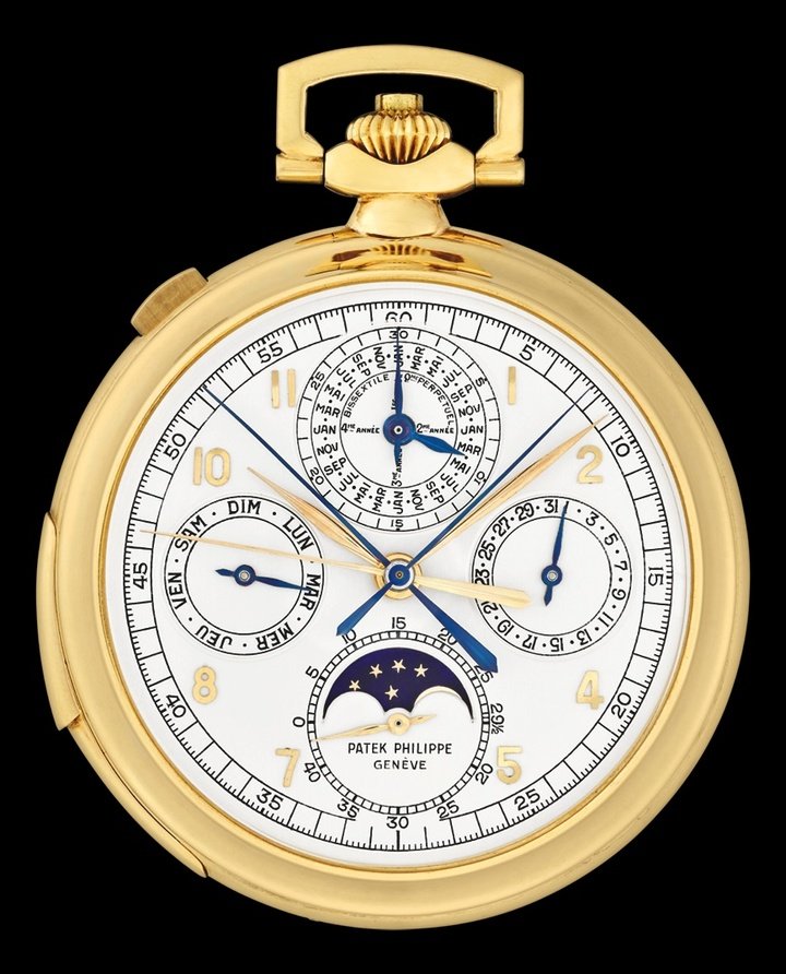 Patek Philippe, Double-Split-Chronograph, reference 767, movement 198106, 1952, inventory P-2176