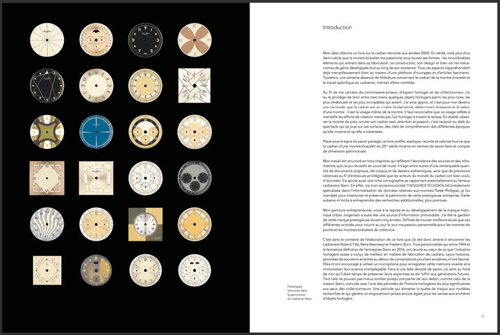 Dial prototypes by Stern Frères and Stern Créations.