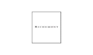 Richemont Announces the End of the Share Buy-Back Programme and Launches a New One
