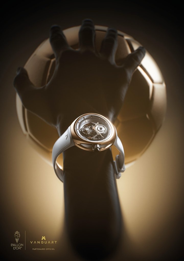 Vanguart has also become the Official Timekeeper of the Ballon d'Or.