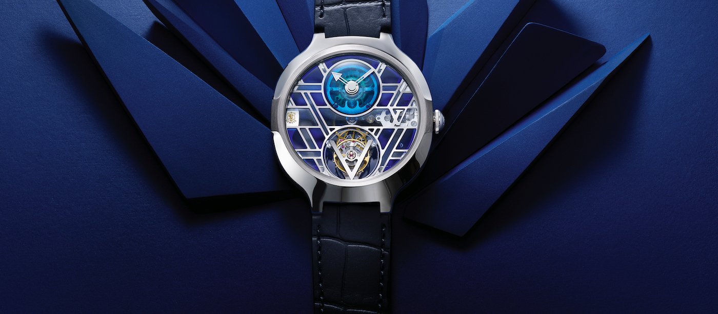 Louis Vuitton Voyager Flying Tourbillon “Poinçon de Genève” Plique-à-jour