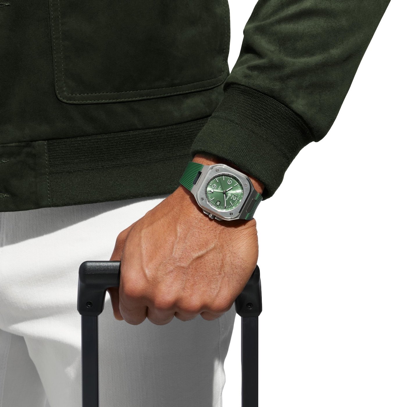 Bell & Ross introduces the BR-05 GMT Green Steel