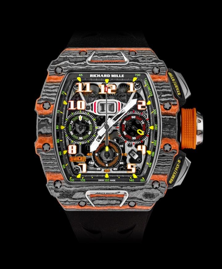 The new RM 11-03 McLaren Automatic Flyback Chronograph