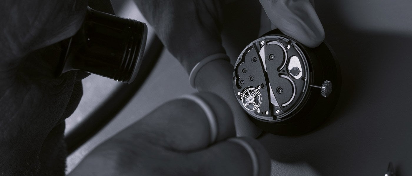 Emmanuel Bouchet Complication One Contrast Black: the deconstruction of time