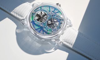  Jaquet Droz unveils the Tourbillon Skelet Sapphire Opal