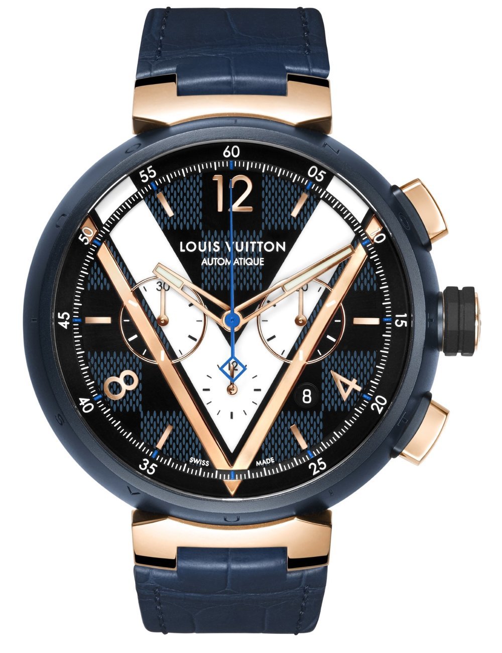 VIDEO: Distinctive design with the Louis Vuitton Tambour Damier Cobalt