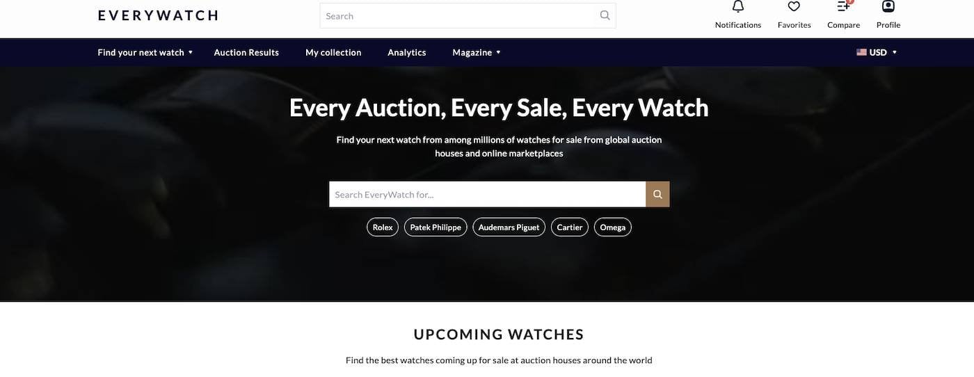 EveryWatch: a new frontier in Big Data for watch sales