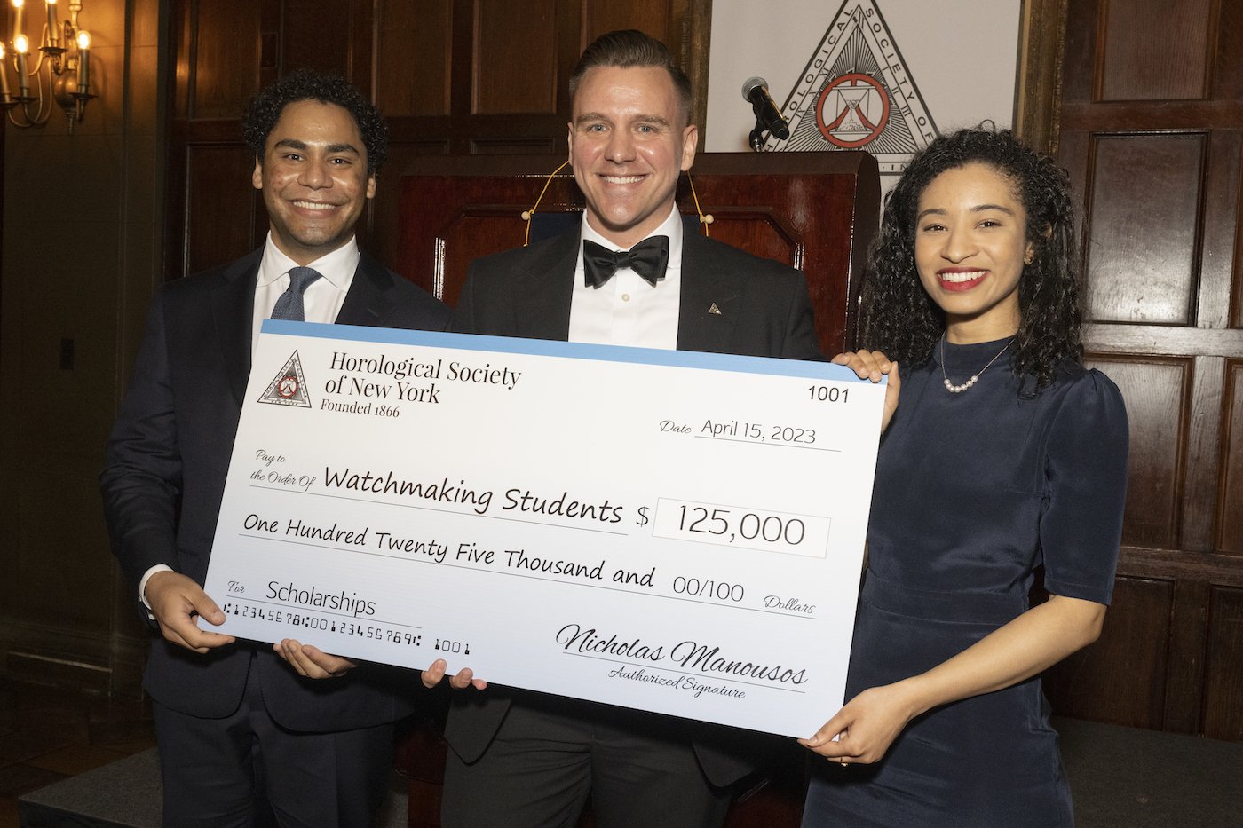 The HSNY awards $125,000 in financial aid at its annual gala 