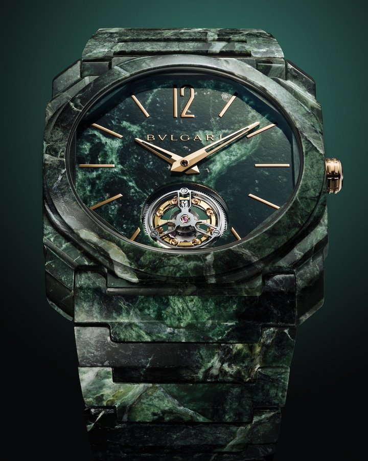 Bulgari: a one-off Octo Finissimo Tourbillon in marble for Only Watch