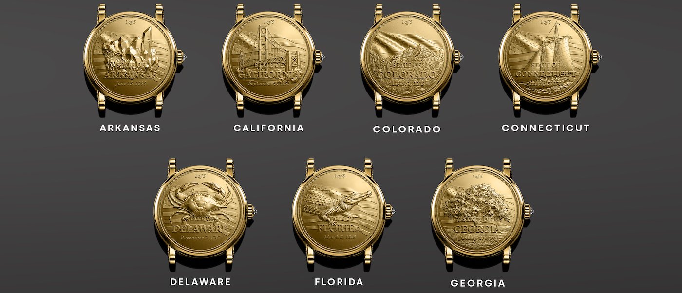 Corum celebrates the 250th anniversary of the United States' independence with the Heritage Coin collection