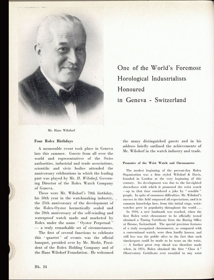 Understanding the history of Rolex through Europa Star archives