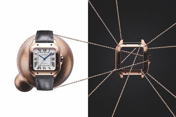 A closer look at the new Cartier Santos collection
