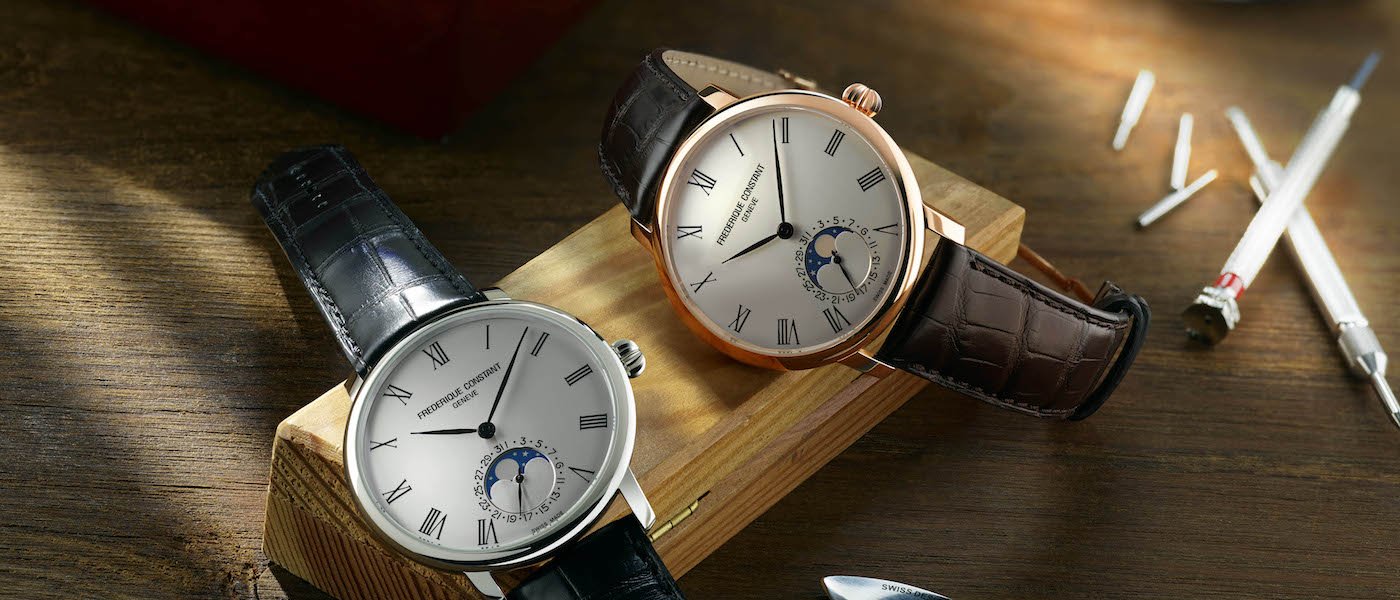 What makes the Frederique Constant Slimline Moonphase Manufacture “timeless”?