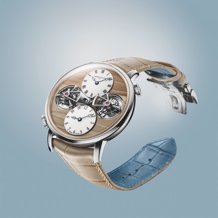 Arnold & Son x Chronopassion's one-off Double Tourbillon ‘Landscape'