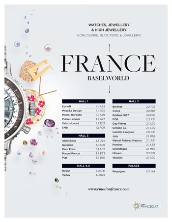 Francéclat - French Watches and Clocks at Baselworld
