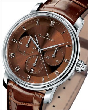 VILLERET CHRONOGRAPH MONOPOUSSOIR by Blancpain
