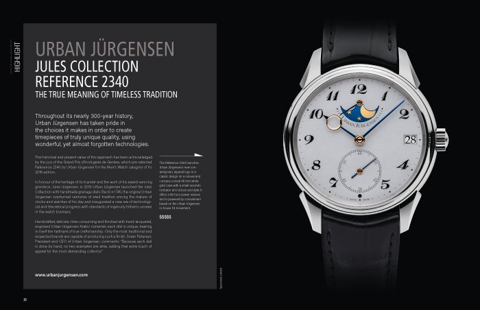 URBAN JÜRGENSEN Jules Collection reference 2340