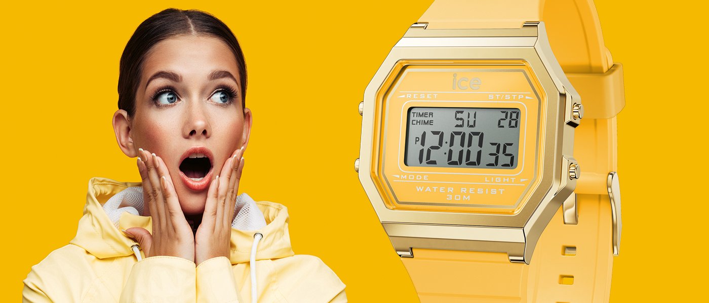 Ice-Watch Ice Digit Retro: a colourful new trend