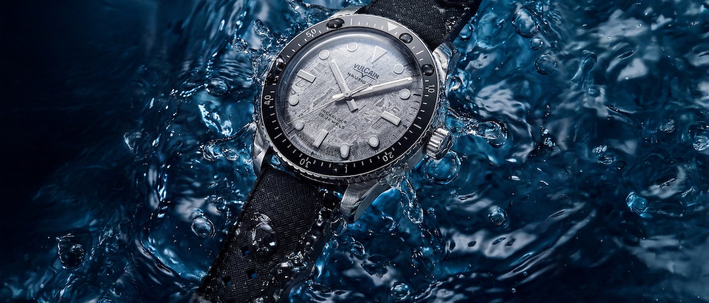 Vulcain Skindiver Nautique Meteorite - a diver from the sky 