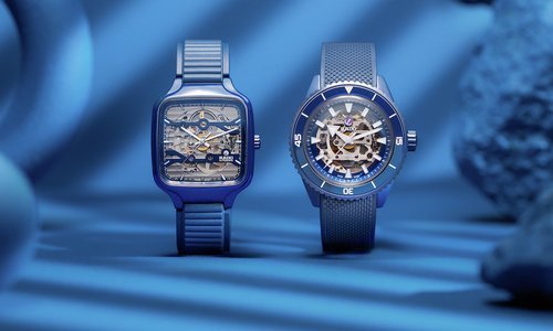 Rado adds shades of blue to its two favourite skeletons