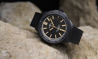 Fortis unveils the Marinemaster M-44 DLC Gravity Black and Black Resin