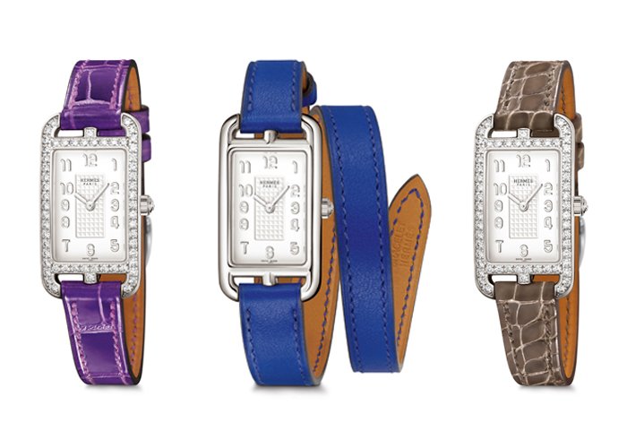 Nantucket Silver watches by Hermès