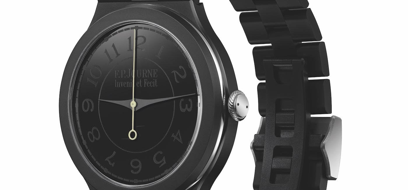 F.P. Journe Chronomètre Furtif mixes tungsten carbide with tantalum