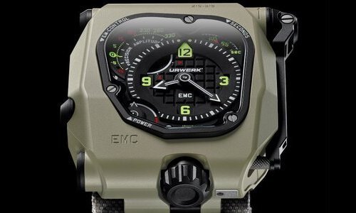 Urwerk EMC Time Hunter Desert Sage version