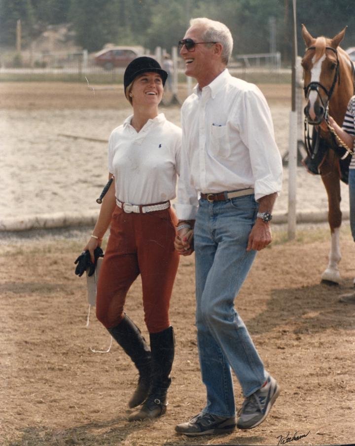 Clea and Paul Newman, circa 1984