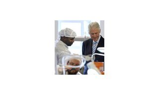 Bill Clinton Visits The Shinola Factory