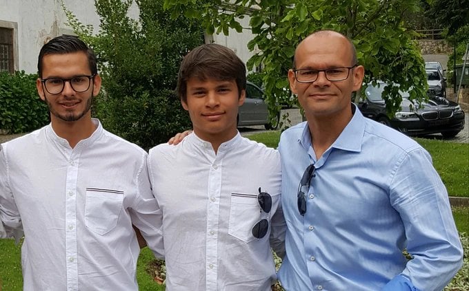The co-founders of FWG Watches (from the left): William, Gabriel and Frédéric
