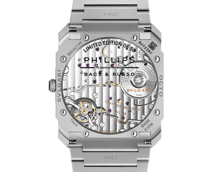 Bulgari and Phillips partner on special Octo Finissimo model 