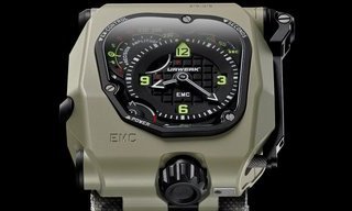 Urwerk EMC Time Hunter Desert Sage version