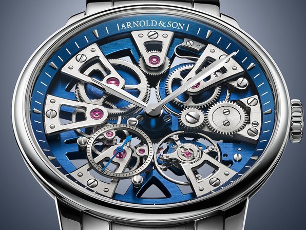Arnold & Son adds Blue Edition to Nebula 40 Steel
