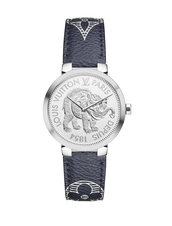 Introducing Louis Vuitton's Tambour Slim Monogram Savane