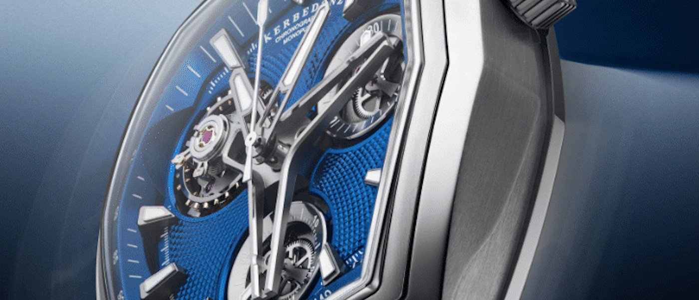Kerbedanz Maxspor GR8 41mm monopusher chronograph