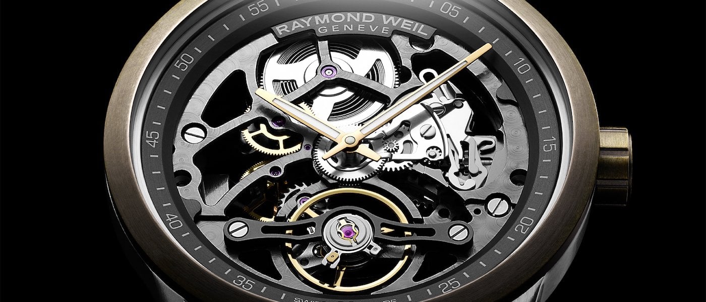 Raymond Weil: a new Freelancer Skeleton in bronze