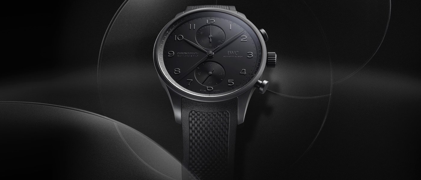 Dark mode: IWC Schaffhausen presents the Portugieser Chronograph Ceratanium