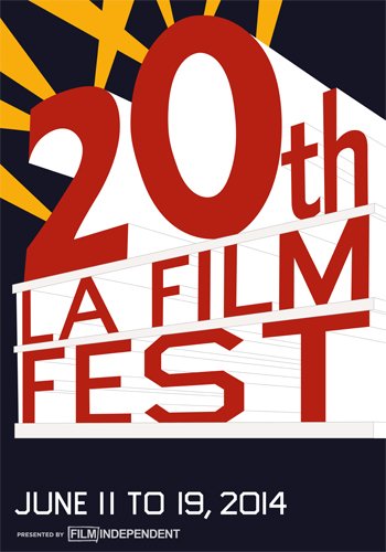 Los Angeles Film Festival poster by artist Ed Ruscha