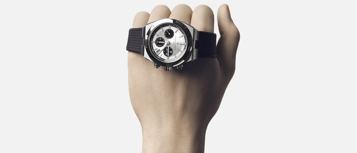 Vacheron Constantin unveils new “panda” Overseas chronograph