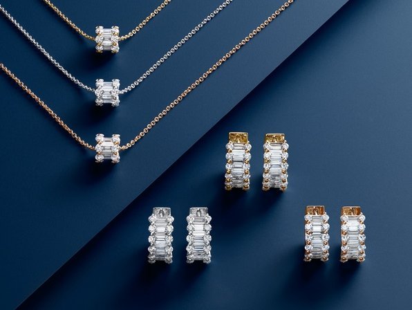 Bucherer Fine Jewellery: baguette love adds vibrant colour to signature geometry