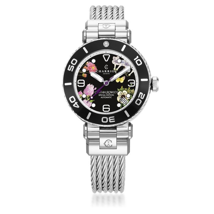 Charriol x Cynthia Rowley launch Limited-Edition Surf Navigator Watch