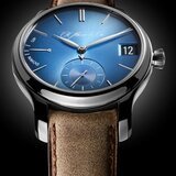 Endeavour Perpetual Calendar Funky Blue by H. Moser & Cie. (Front)