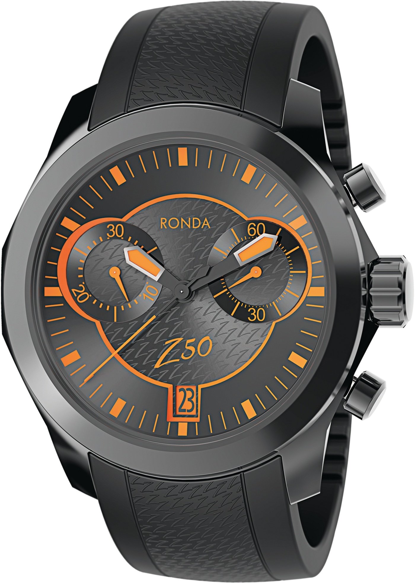 Ronda Xtratech Z50 2-Eye Chronograph 13¼'''