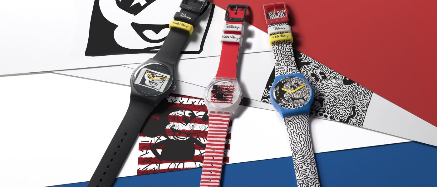 Disney Mickey Mouse X Keith Haring collection by Swatch
