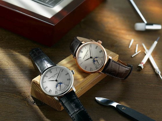 What makes the Frederique Constant Slimline Moonphase Manufacture “timeless”?