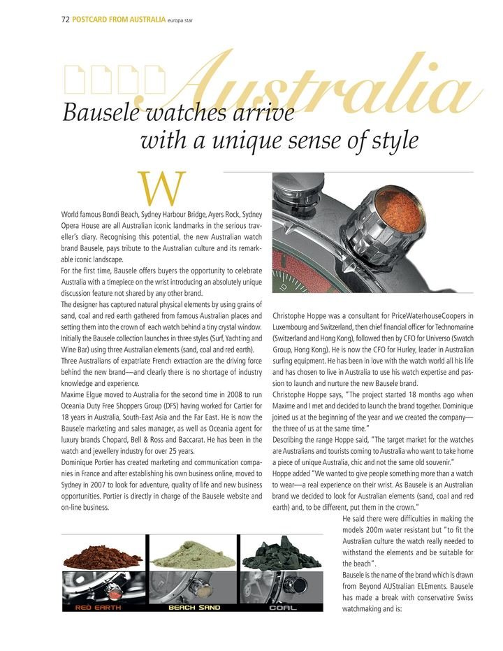 Christophe Hoppé, watchmaking as a lifestyle
