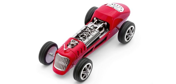 The design of the Time Fury P18 was inspired by 1950s racing cars.